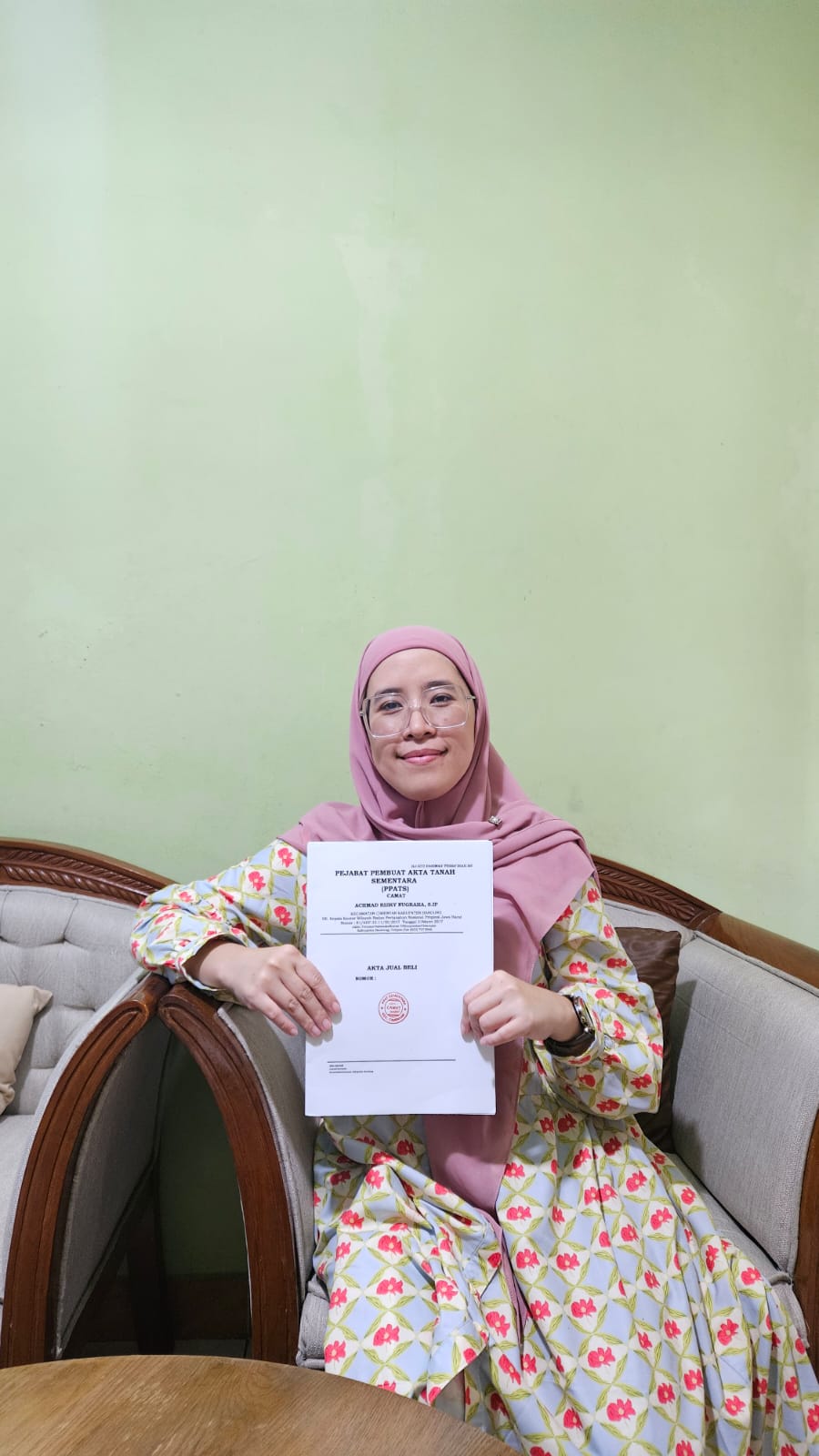 Penyerahan Sertifikat Unit A3 - Foto 1